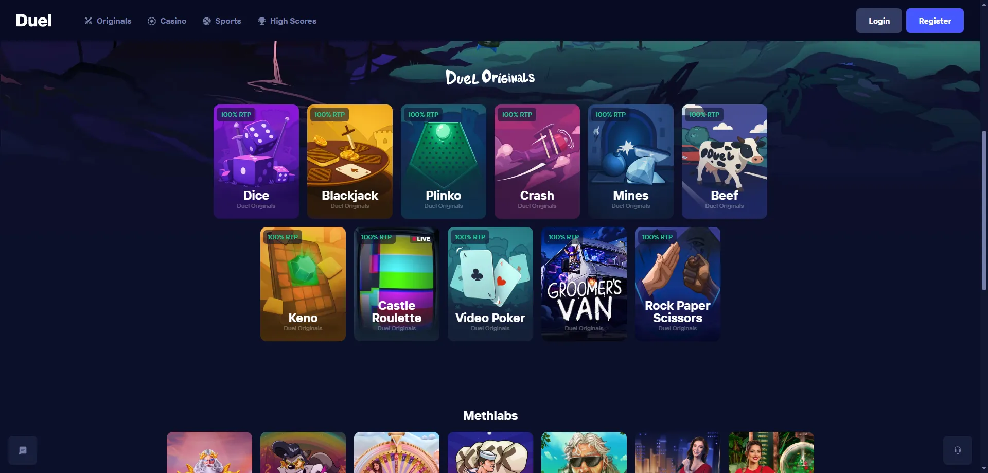 Tragamonedas en Duel Casino — más de 5.000 juegos disponibles en México